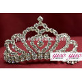 Tiaras et couronnes personnalisées nuptiales courtes et tiaras rondes